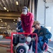 USS Essex Damage Controlman conduct P100 pump maintenance.