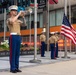 Marines present Morning Colors at Chicago Marine Week 2025