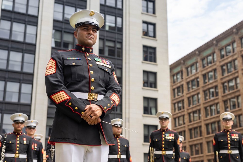 Make-A-Wish Ceremony at Chicago Marine Week 2025