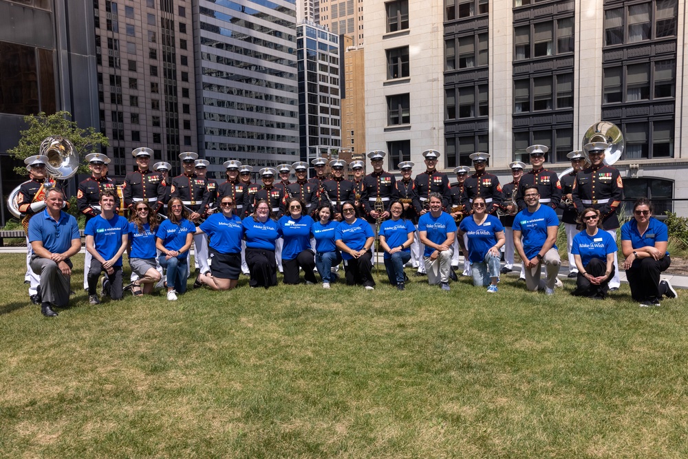 Make-A-Wish Ceremony at Chicago Marine Week 2025