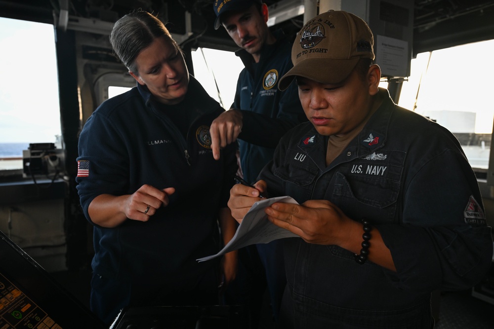 US Coast Guard and the Republic of the Marshall Islands conduct fisheries inspection at sea