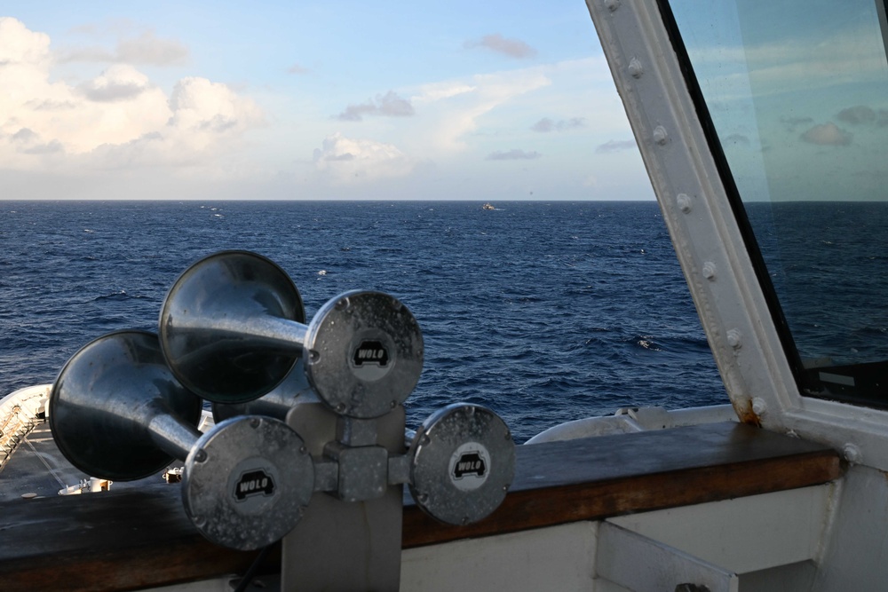 US Coast Guard and the Republic of the Marshall Islands conduct fisheries inspection at sea