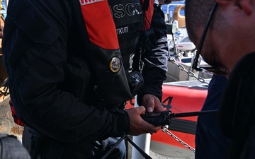 US Coast Guard and the Republic of the Marshall Islands conduct fisheries inspection at sea