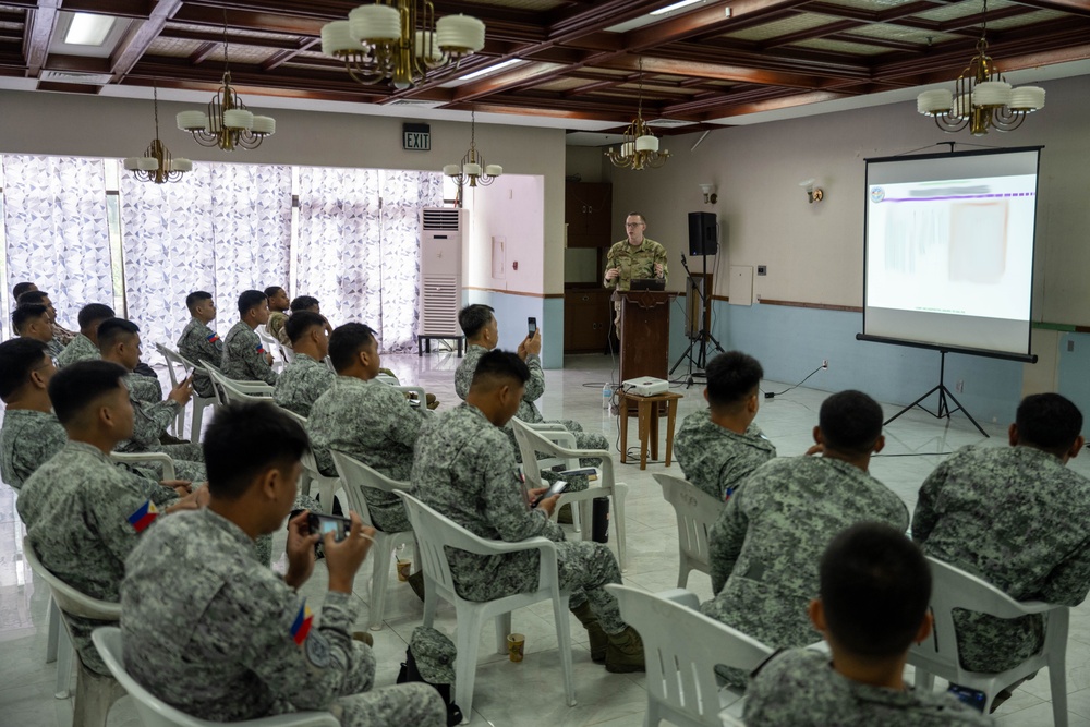 USAF leads Airfield Management brief for PAF Airmen during Cope Thunder 25-2