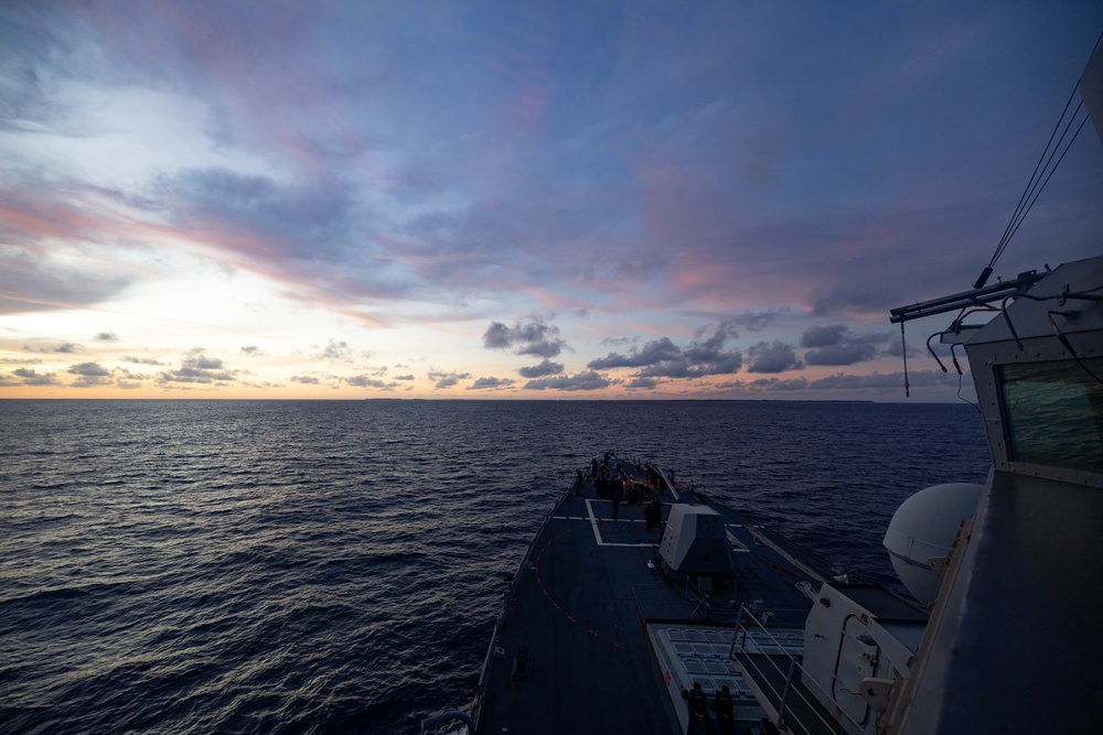 USS Ralph Johnson (DDG 114) Arrives in Diego Garcia