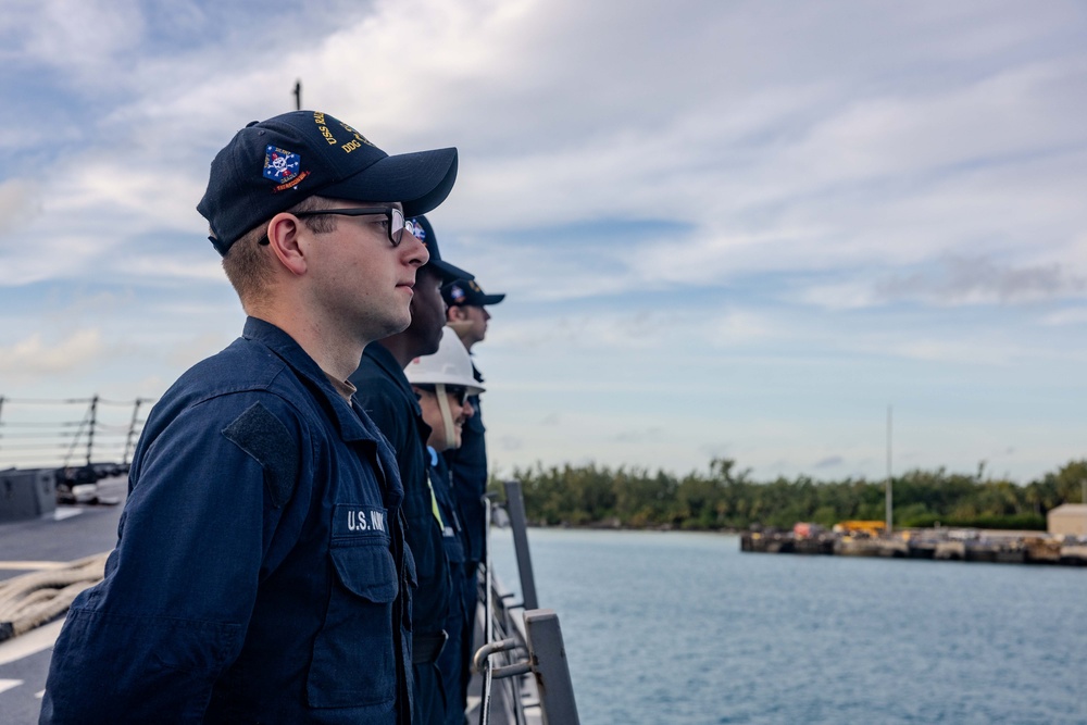 USS Ralph Johnson (DDG 114) Arrives in Diego Garcia
