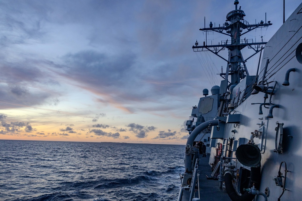 USS Ralph Johnson (DDG 114) Arrives in Diego Garcia