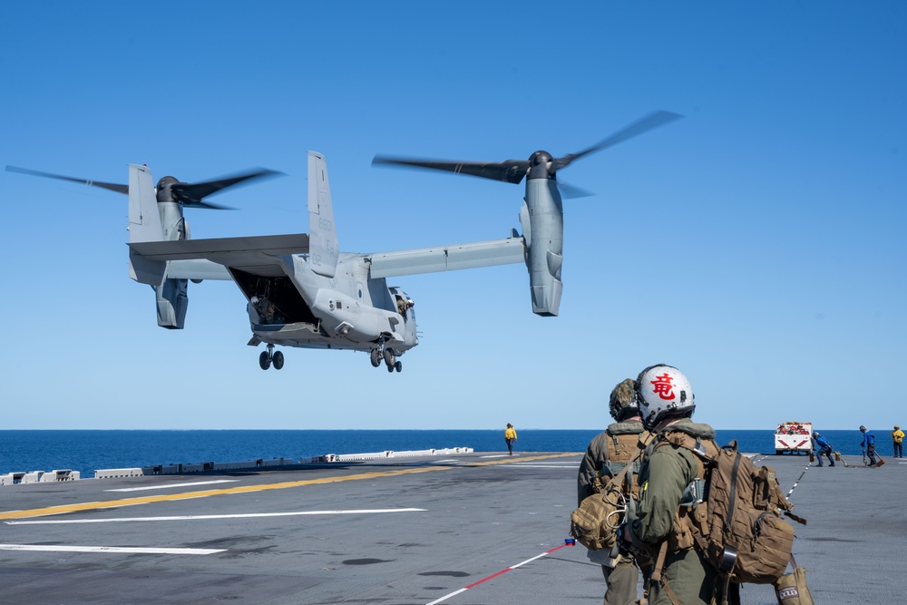 USS America Conducts Flight Operations during Exercise Talisman Sabre