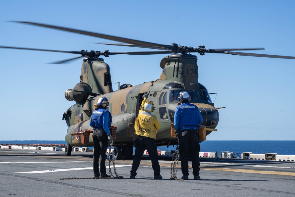 USS America Conducts Flight Operations during Exercise Talisman Sabre