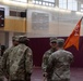 Alpha Company transfers responsibility to new first sergeant.