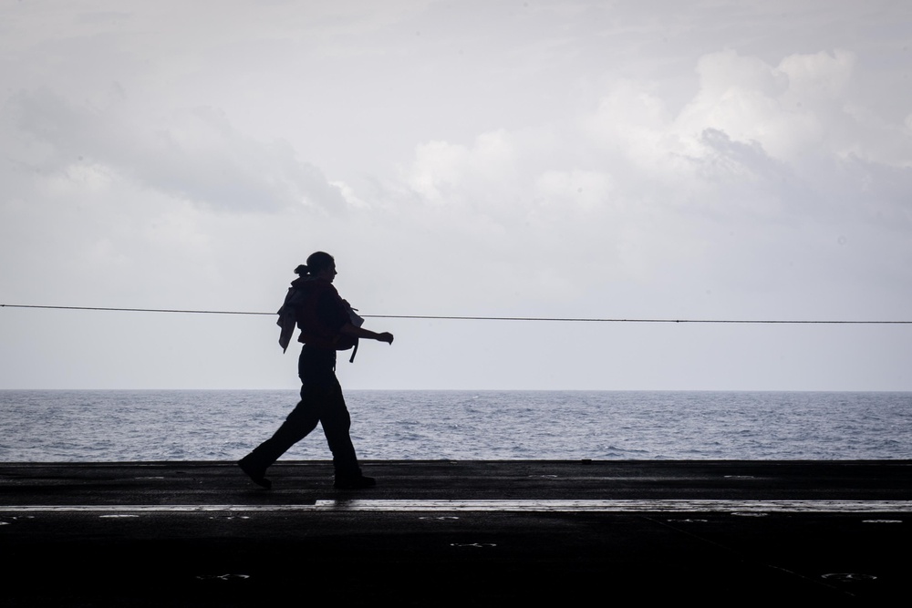 USS Carl Vinson (CVN 70) Conducts Routine Operations in the Indian Ocean