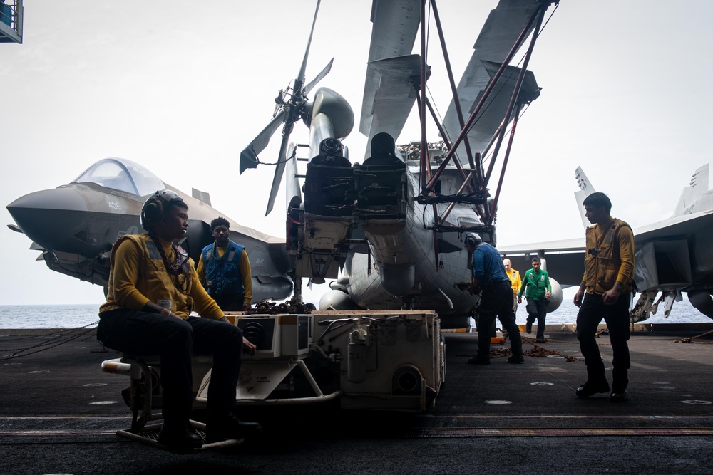 USS Carl Vinson (CVN 70) Conducts Routine Operations in the Indian Ocean