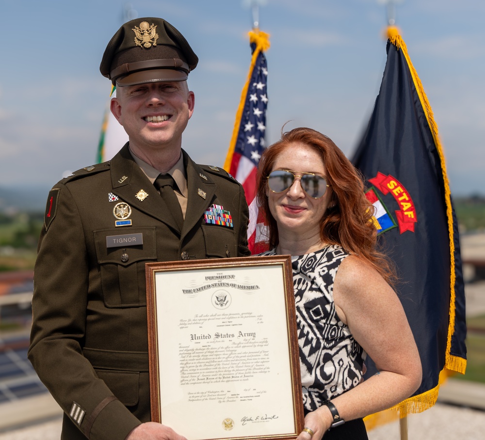Lt. Col. Alex Tignor promotes to Col.