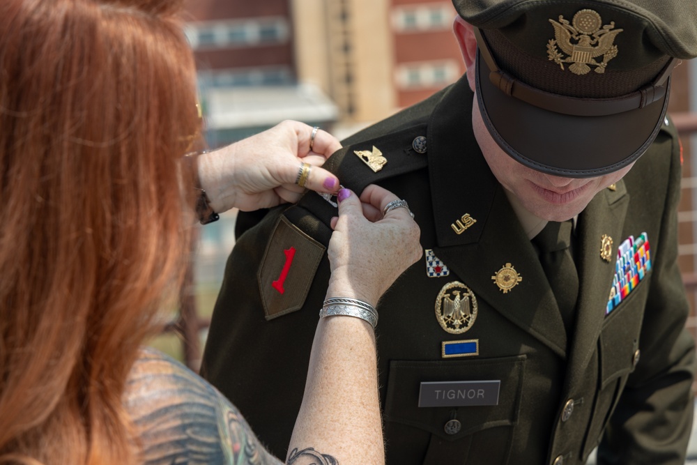 Lt. Col. Alex Tignor promotes to Col.