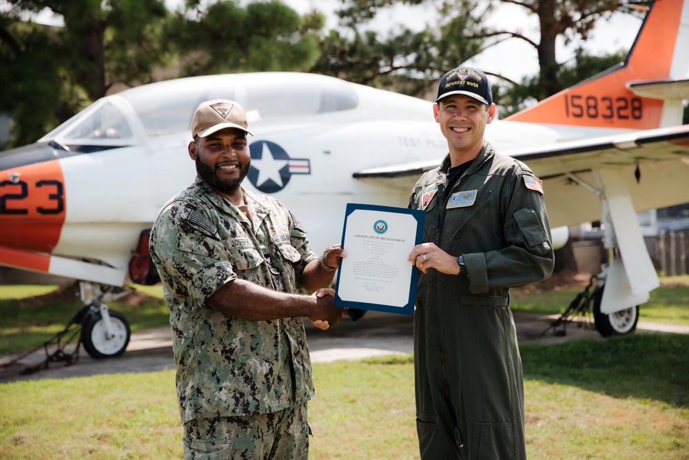 Reenlistment at Naval Air Station Patuxent River