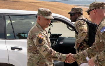 Maj. Gen. Mark McCormack visits Camp Bondsteel