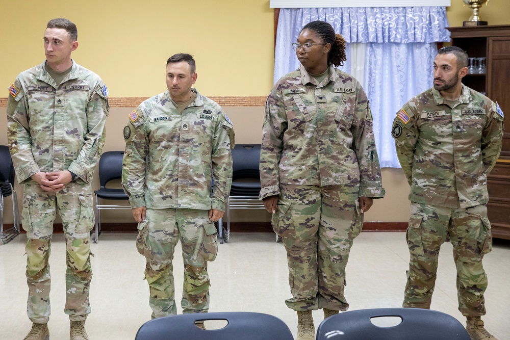 Maj. Gen. Mark McCormack visits Camp Bondsteel