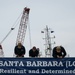 USS Santa Barbara (LCS 32) pulls into Chuk Samet Port