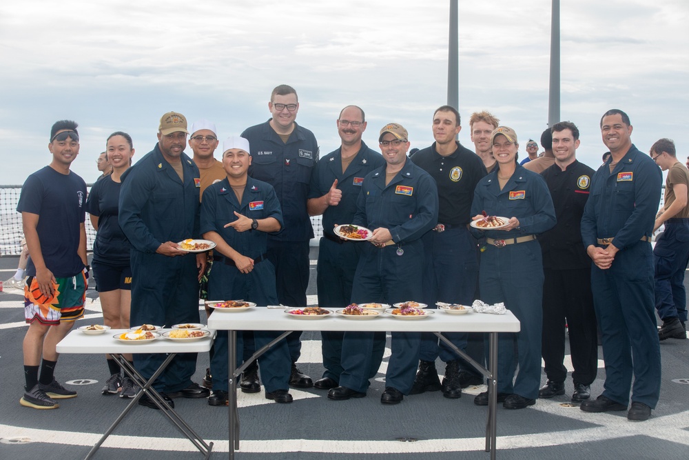 USS Benfold (DDG 65) holds Top Chef competition celebrating Fourth of July