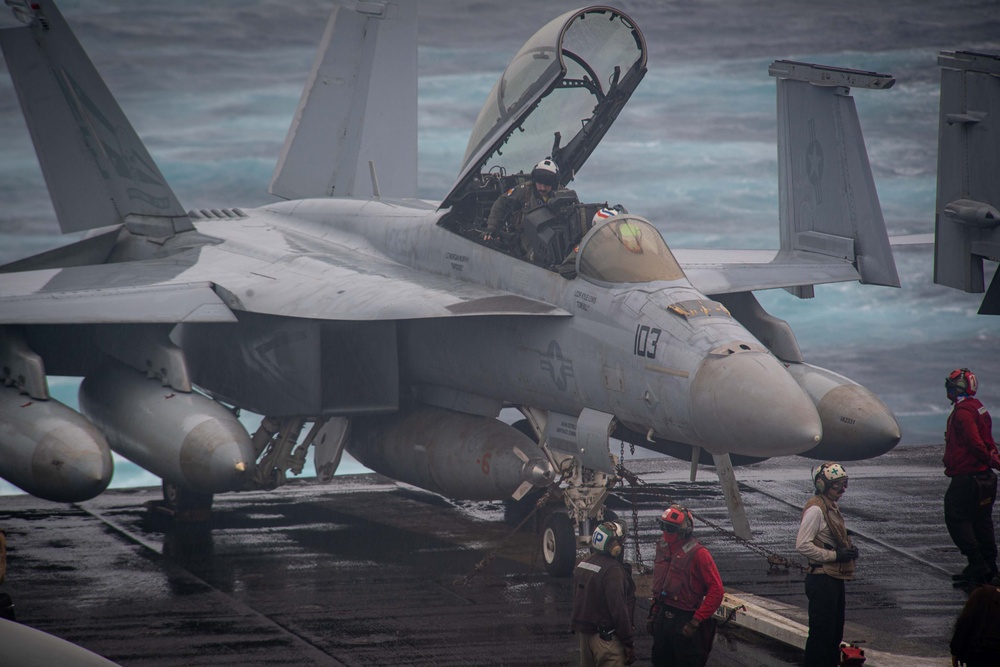 USS Carl Vinson (CVN 70) Conducts Routine Operations in the Indian Ocean