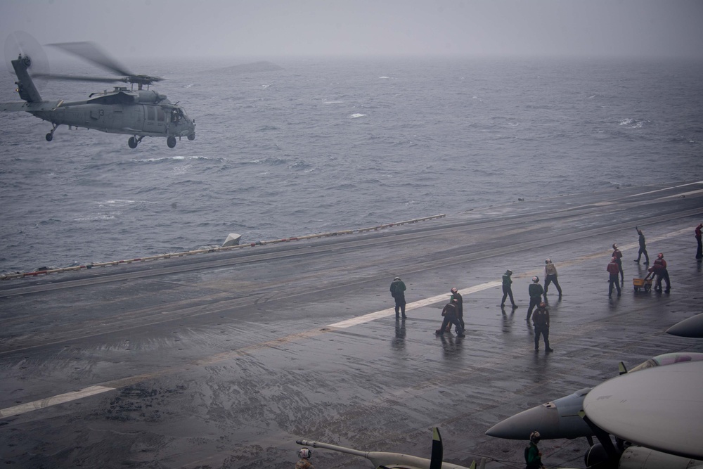USS Carl Vinson (CVN 70) Conducts Routine Operations in the Indian Ocean