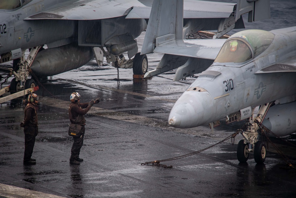 USS Carl Vinson (CVN 70) Conducts Routine Operations in the Indian Ocean