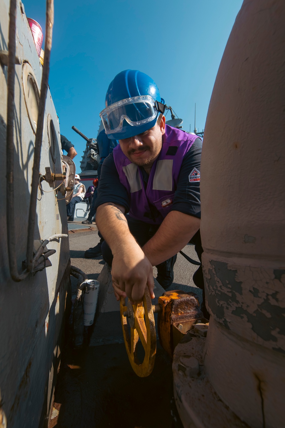 USS Winston S. Churchill (DDG 81) Conducts Replenishment-at-Sea
