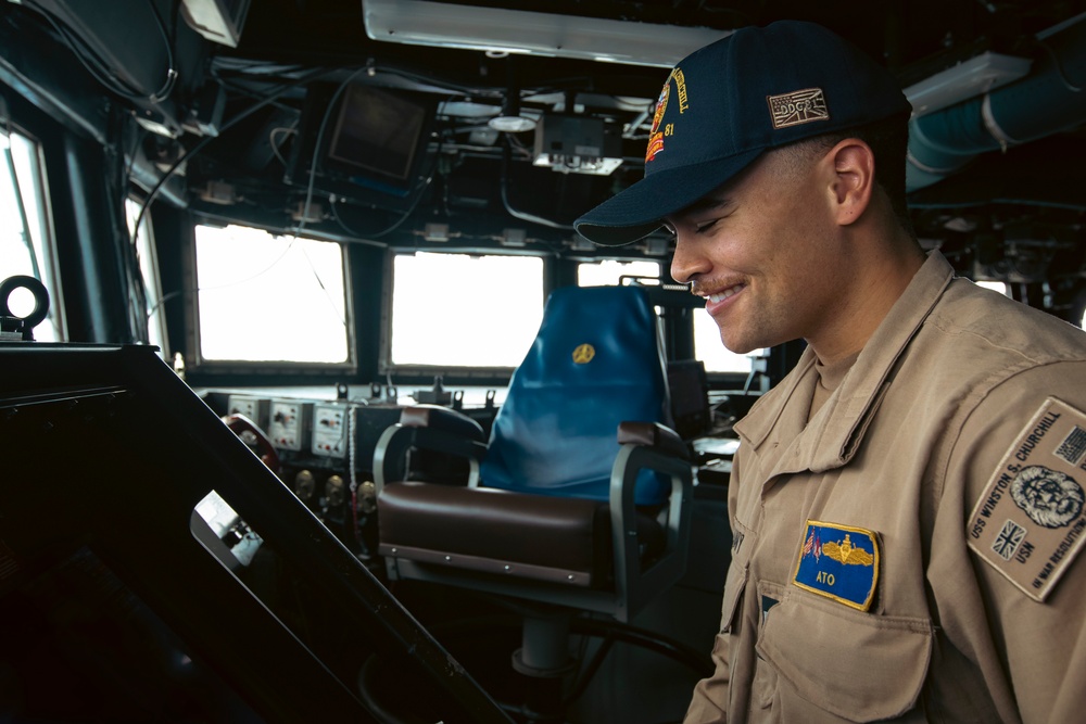 USS Winston S. Churchill (DDG 81) Watch Standing