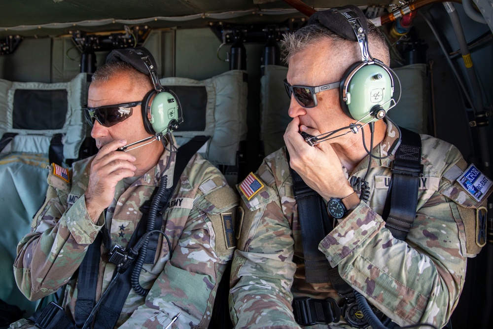 Maj. Gen. Mark McCormack visits Camp Bondsteel