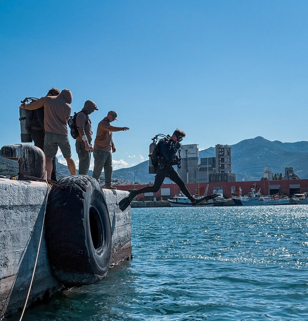 U.S. Navy Divers Strengthen NATO Maritime Infrastructure in Croatia