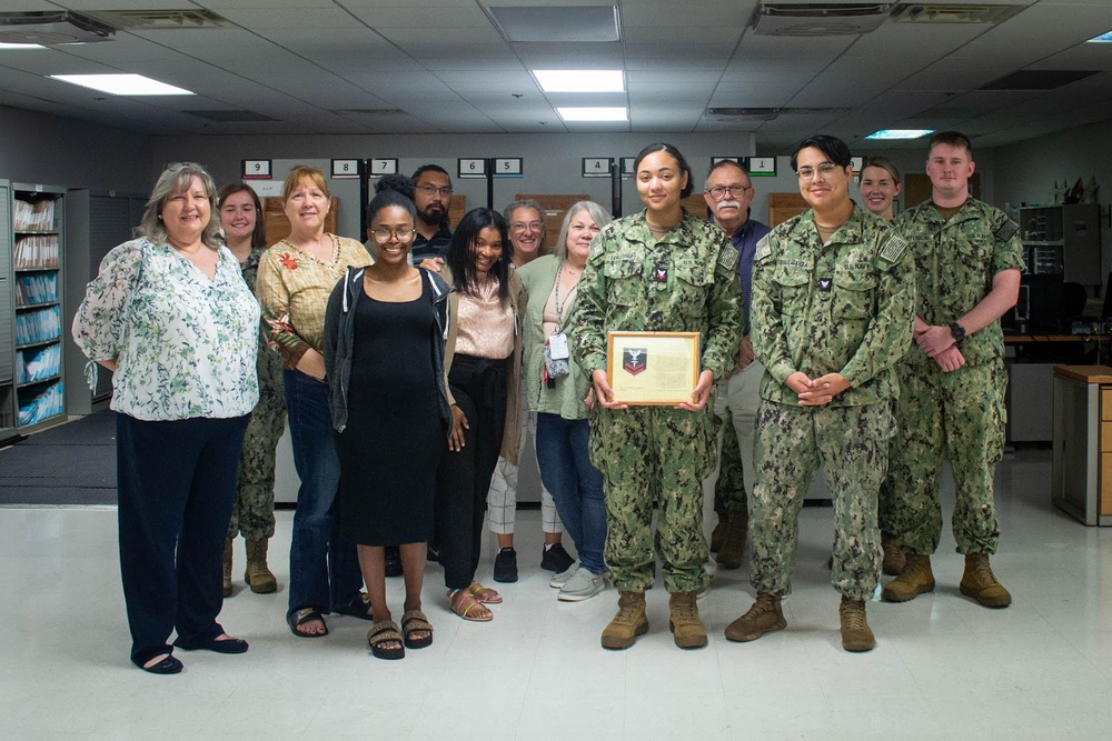 Cherry Point Sailor Frocks to Hospital Corpsman Second Class