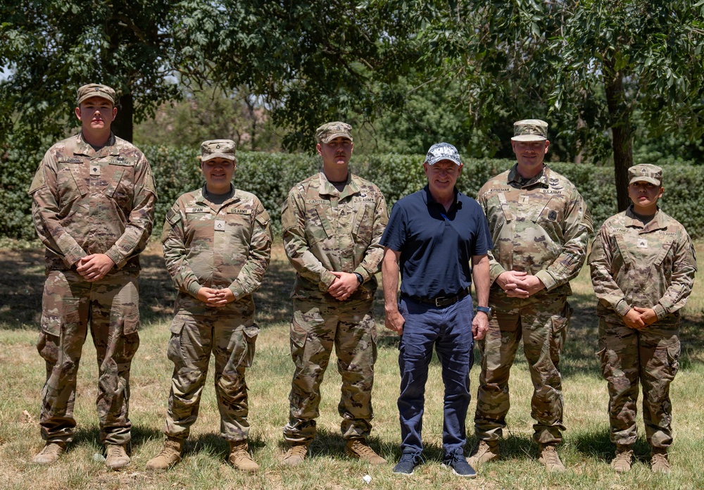 Senator Mark Kelly CODEL at MKAB