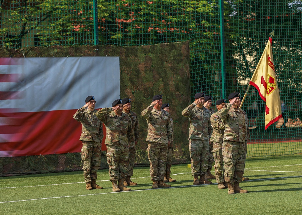 USAG Poland Change of Command anchors garrison on Eastern Flank