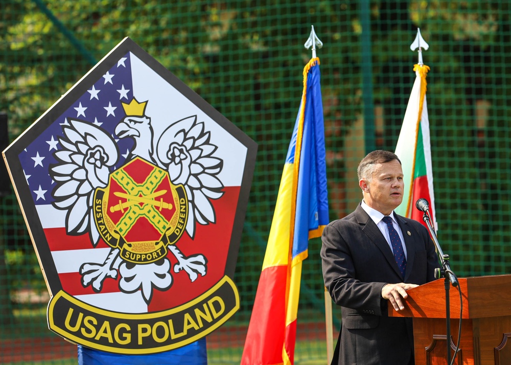 USAG Poland Change of Command anchors garrison on Eastern Flank