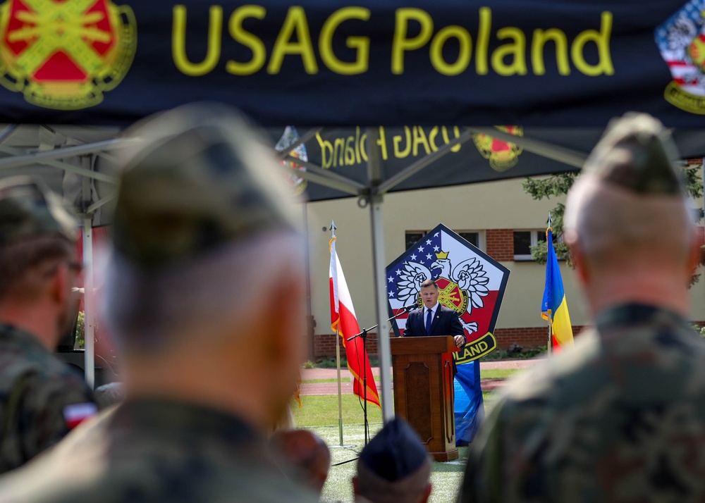 USAG Poland Change of Command anchors garrison on Eastern Flank