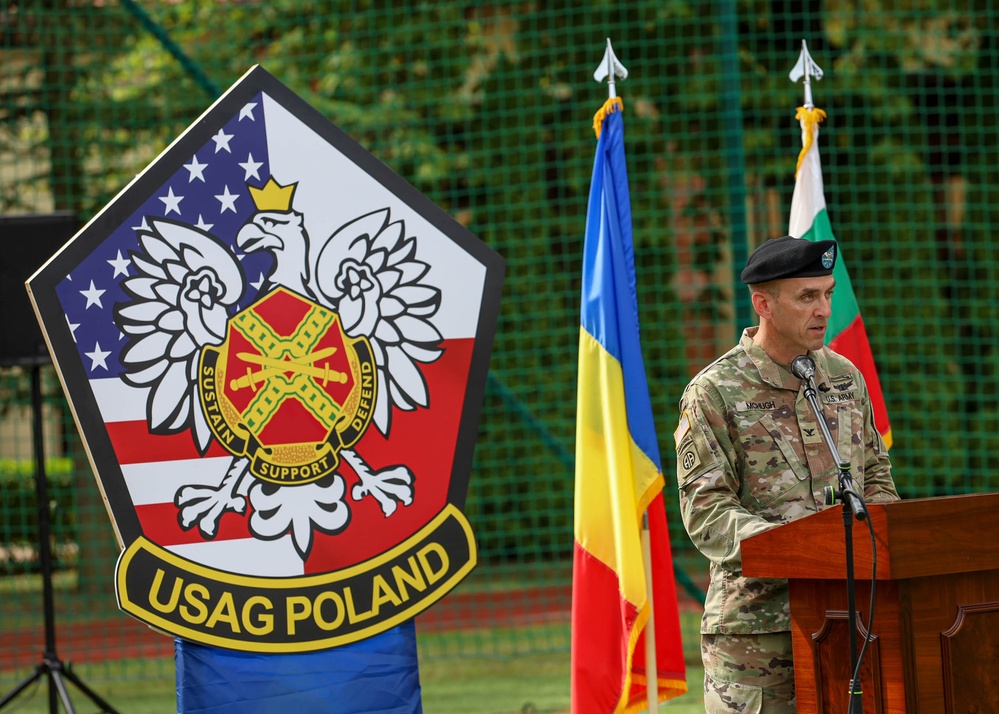 USAG Poland Change of Command anchors garrison on Eastern Flank