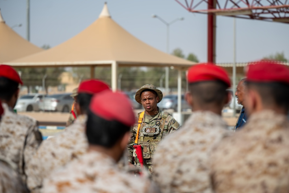 Stronger Together: 378th ESFS collaborates with RSAF to exchange tactical skills and increase interoperability