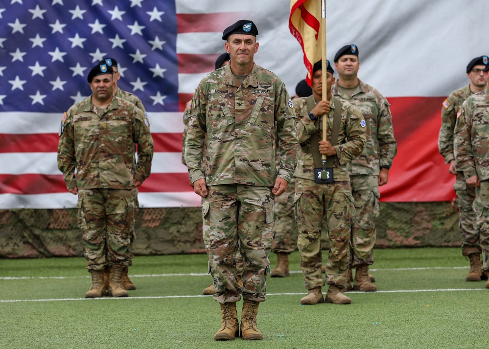 USAG Poland Change of Command anchors garrison on Eastern Flank