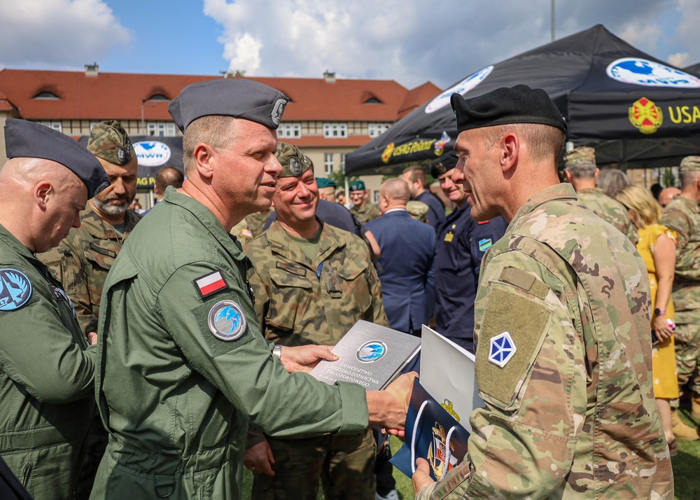 USAG Poland Change of Command anchors garrison on Eastern Flank