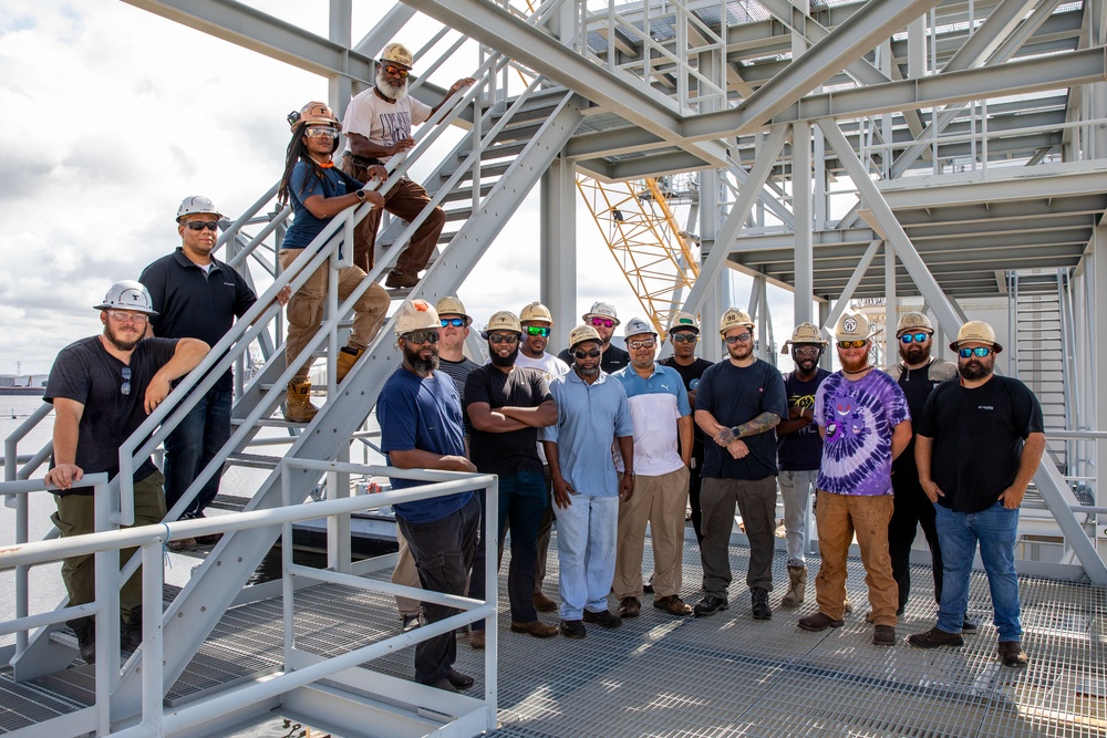 NNSY Crane Maintenance Team Brings YD 257 Back Into Service