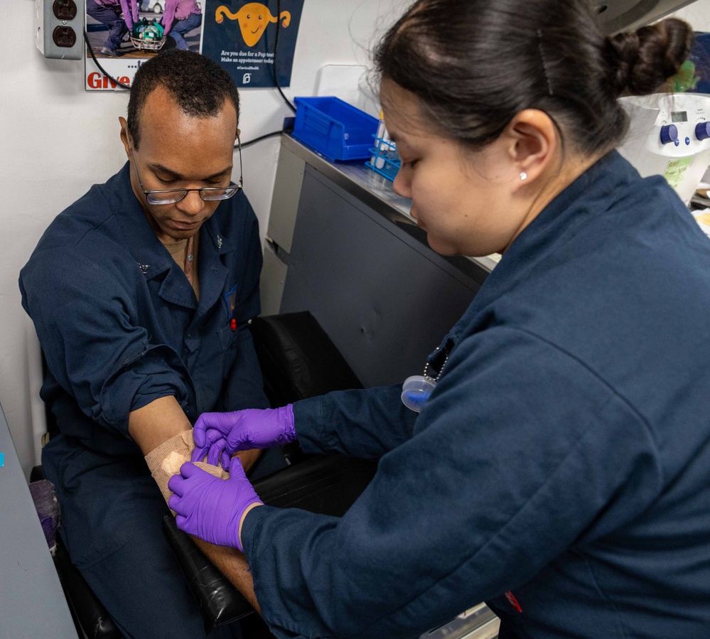Daily Operations Aboard USS George H.W. Bush (CVN 77)