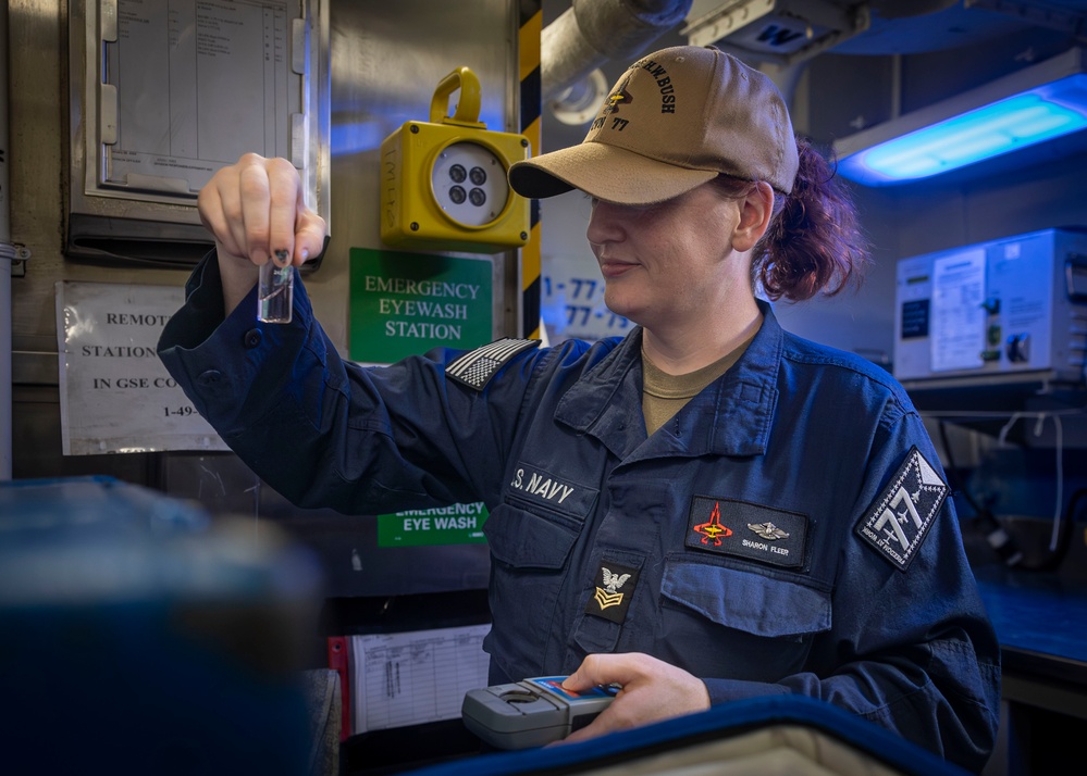 Daily Operations Aboard USS George H.W. Bush (CVN 77)