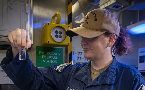 Daily Operations Aboard USS George H.W. Bush (CVN 77)