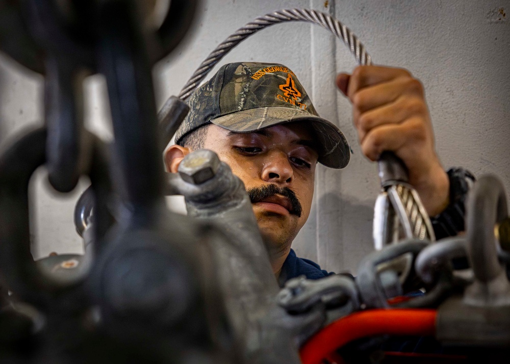 Daily Operations Aboard USS George H.W. Bush (CVN 77)