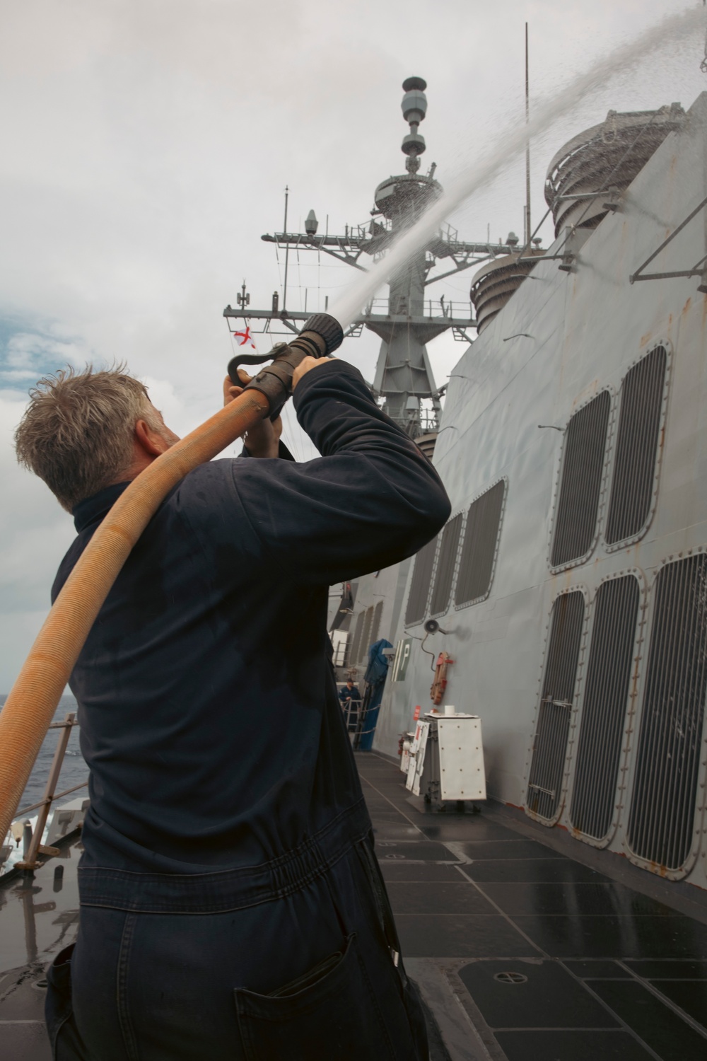 USS Winston S. Churchill (DDG 81) Fresh Water Washdown