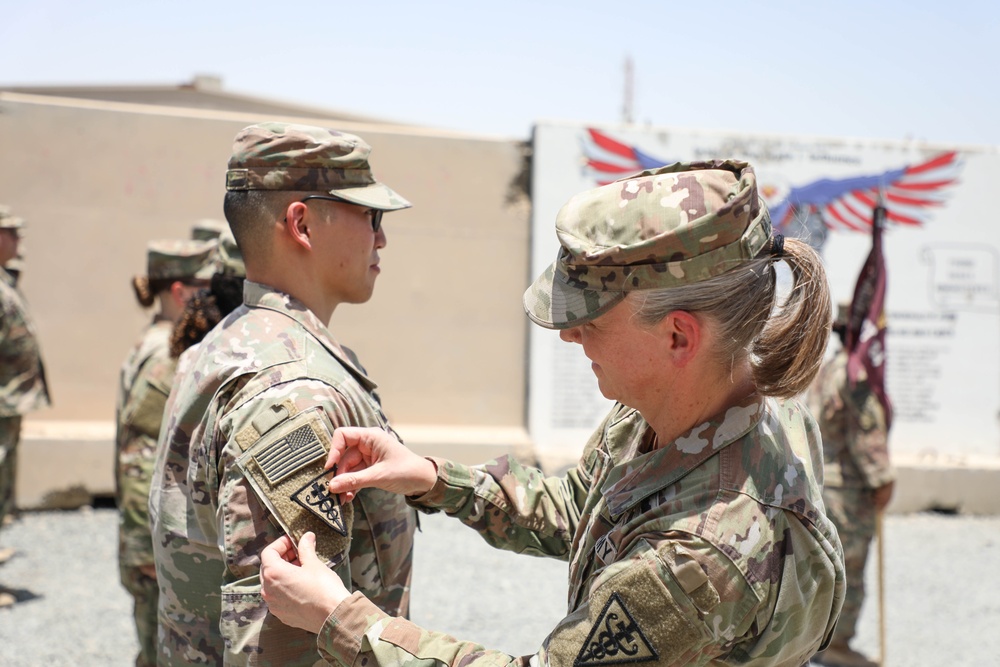 3rd Medical Brigade Conducts Patching Ceremony
