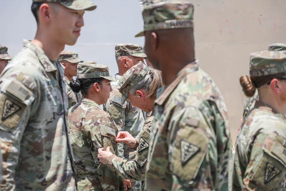 3rd Medical Brigade Conducts Patching Ceremony