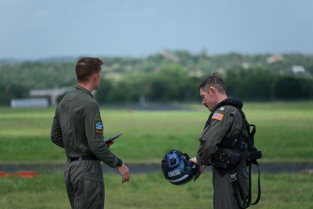U.S. Coast Guard responds to Kerrville, Texas floods