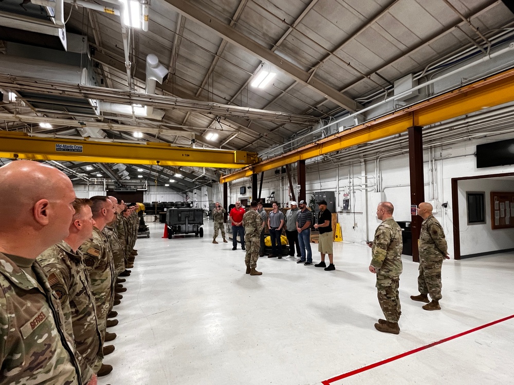 Seymour Johnson AFB Hosts First TDY Depot Team to Overhaul F-15E Engine Cores