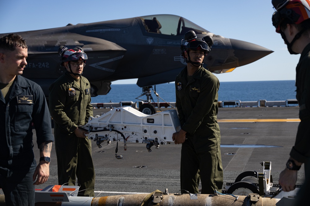 31st MEU conducts ordnance load during Exercise Talisman Sabre 25